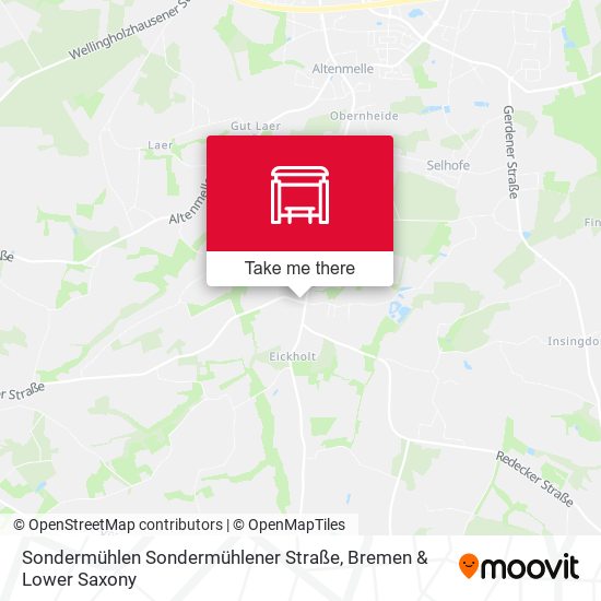 Sondermühlen Sondermühlener Straße map