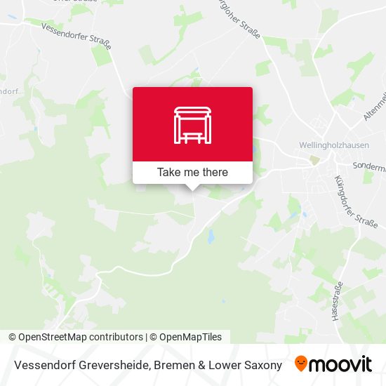 Vessendorf Greversheide map