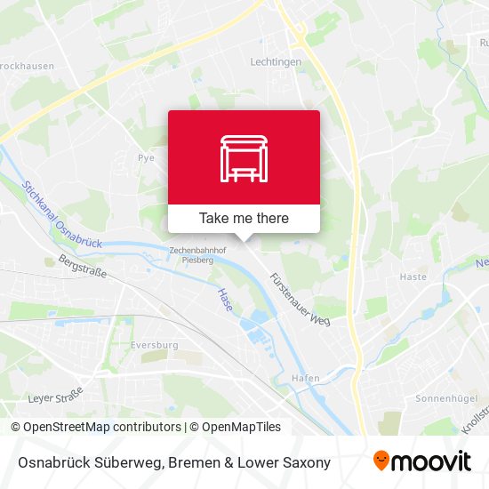 Osnabrück Süberweg map
