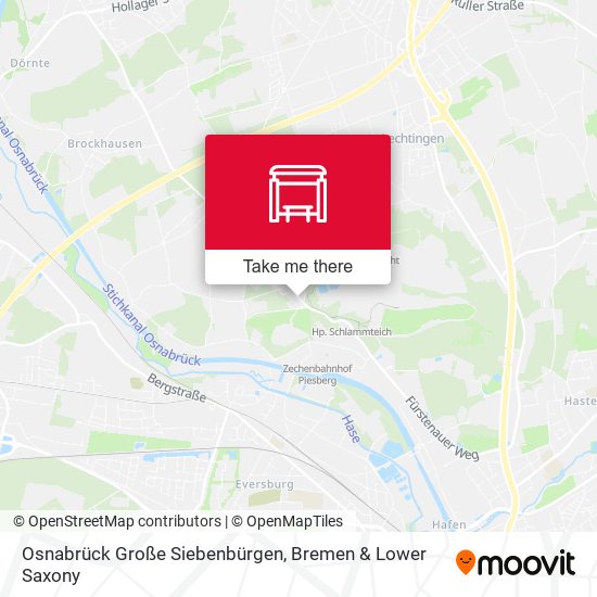 Osnabrück Große Siebenbürgen map