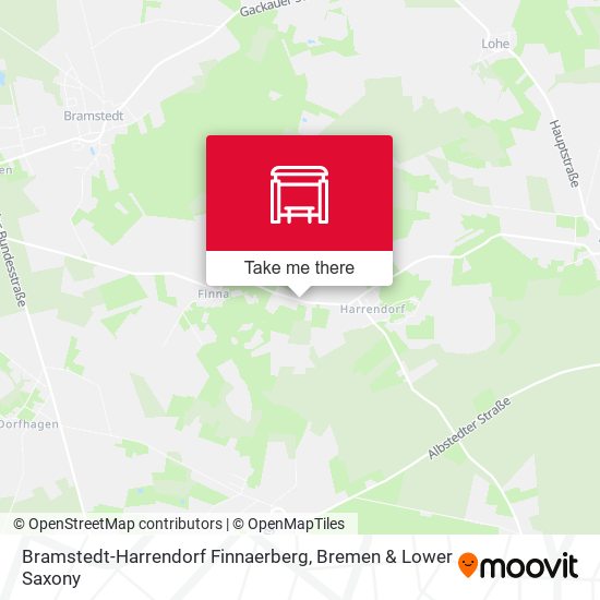 Bramstedt-Harrendorf Finnaerberg map