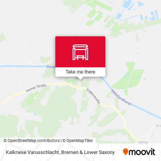 Kalkriese Varusschlacht map