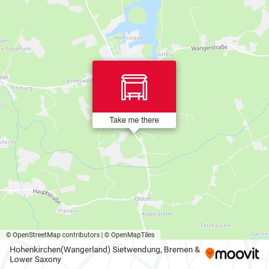 Hohenkirchen(Wangerland) Sietwendung map