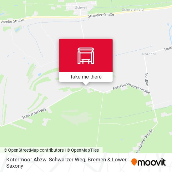 Kötermoor Abzw. Schwarzer Weg map