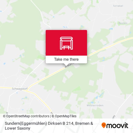 Sundern(Eggermühlen) Dirksen B 214 map