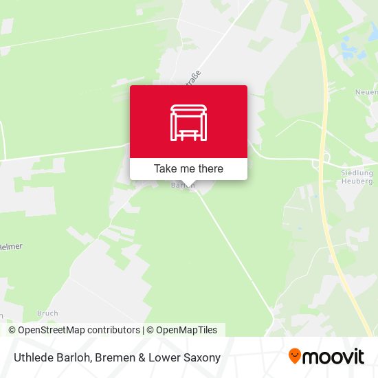 Uthlede Barloh map