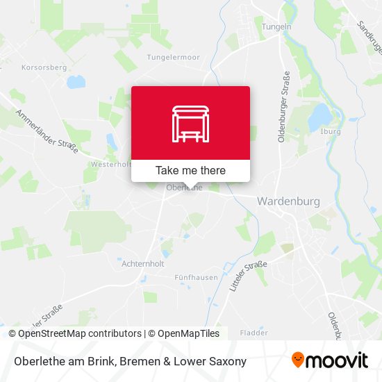 Oberlethe am Brink map