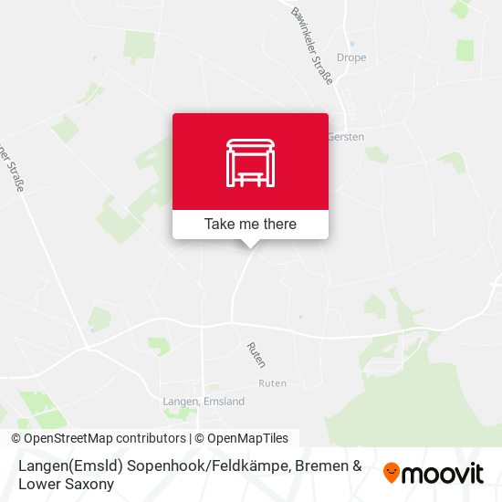 Langen(Emsld) Sopenhook / Feldkämpe map