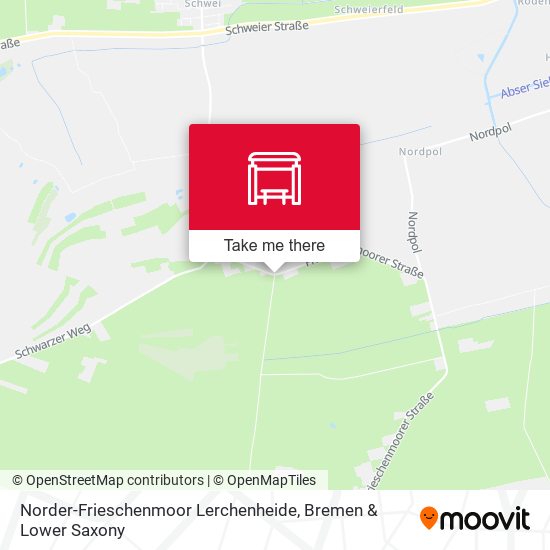 Norder-Frieschenmoor Lerchenheide map