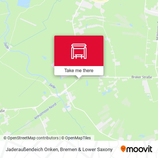 Jaderaußendeich Onken map