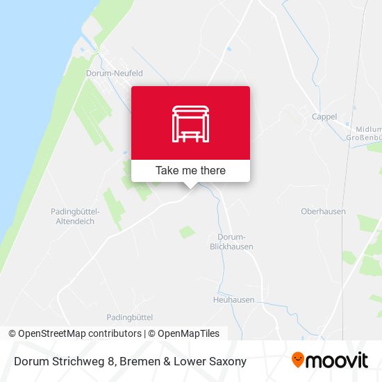 Dorum Strichweg 8 map