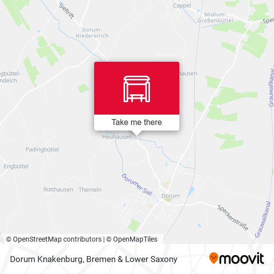 Dorum Knakenburg map
