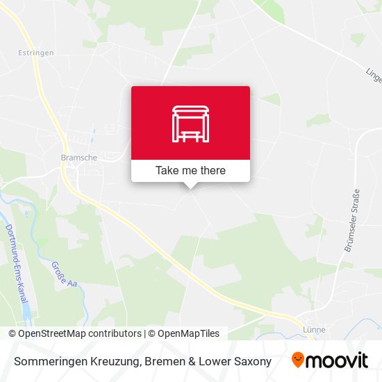 Sommeringen Kreuzung map
