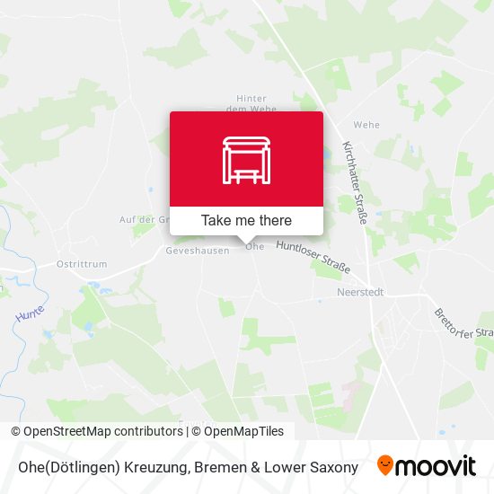 Ohe(Dötlingen) Kreuzung map