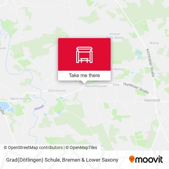 Grad(Dötlingen) Schule map