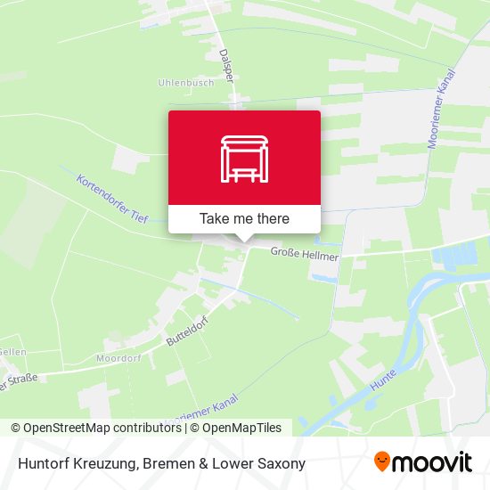 Huntorf Kreuzung map