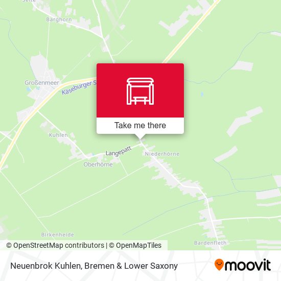 Neuenbrok Kuhlen map