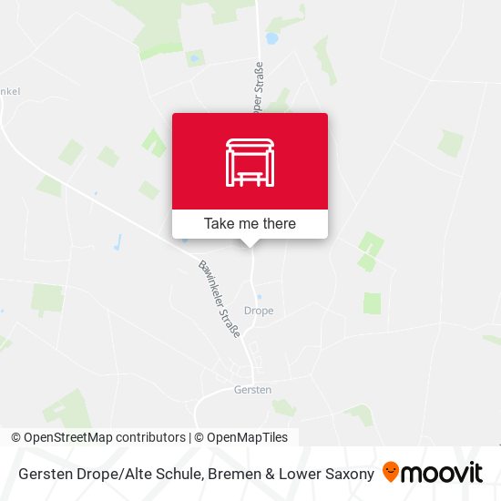 Gersten Drope/Alte Schule map