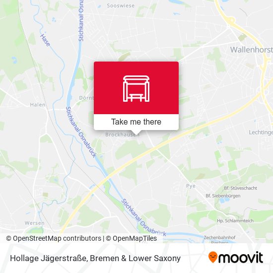 Hollage Jägerstraße map