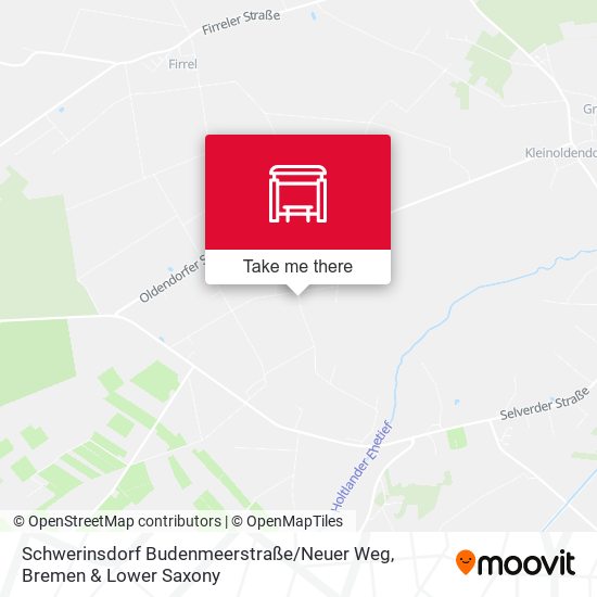 Schwerinsdorf Budenmeerstraße / Neuer Weg map