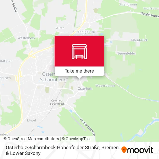 Карта Osterholz-Scharmbeck Hohenfelder Straße