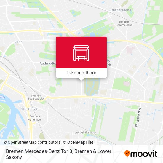 Bremen Mercedes-Benz Tor 8 map