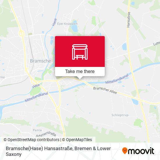Bramsche(Hase) Hansastraße map