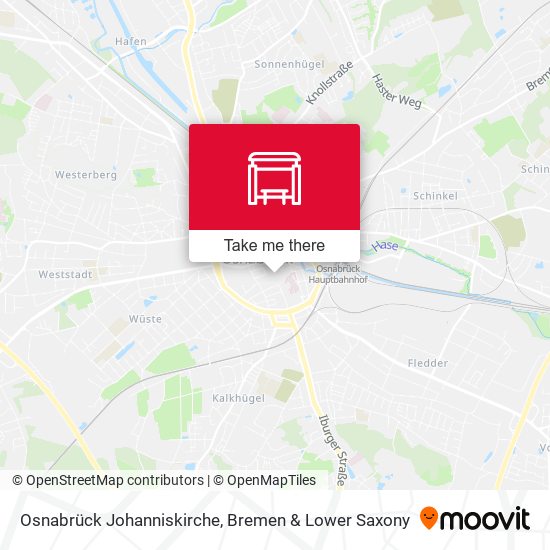 Osnabrück Johanniskirche map