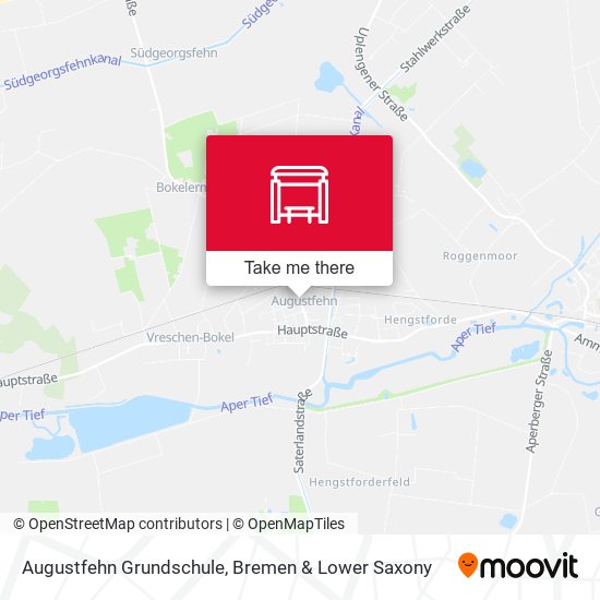 Augustfehn Grundschule map