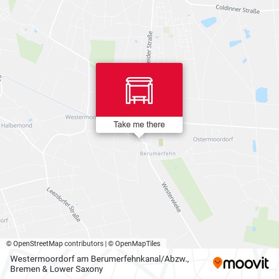 Westermoordorf am Berumerfehnkanal / Abzw. map