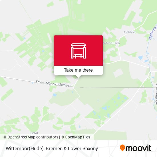 Wittemoor(Hude) map