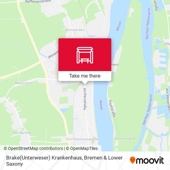 Brake(Unterweser) Krankenhaus map