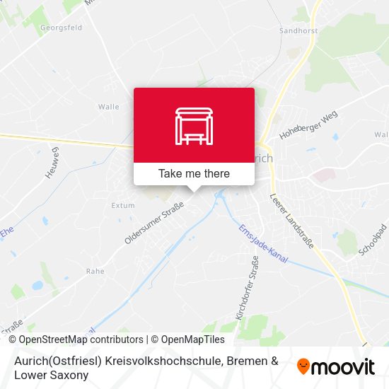 Aurich(Ostfriesl) Kreisvolkshochschule map