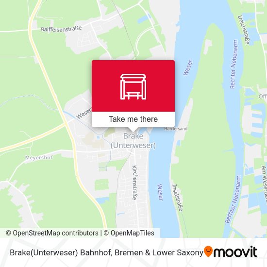 Brake(Unterweser) Bahnhof map