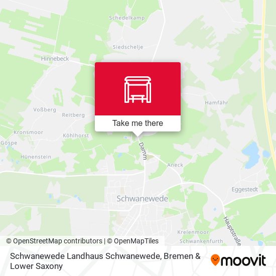 Schwanewede Landhaus Schwanewede map