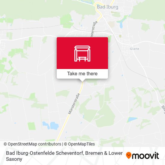 Bad Iburg-Ostenfelde Scheventorf map
