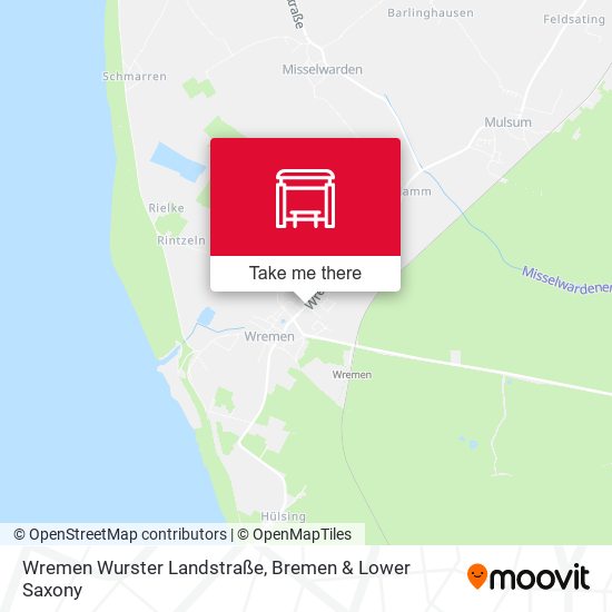 Wremen Wurster Landstraße map
