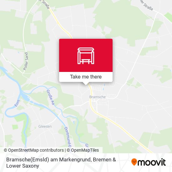 Bramsche(Emsld) am Markengrund map