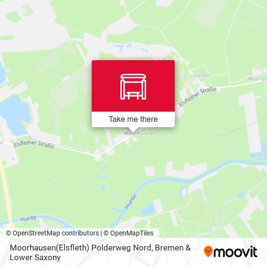 Moorhausen(Elsfleth) Polderweg Nord map