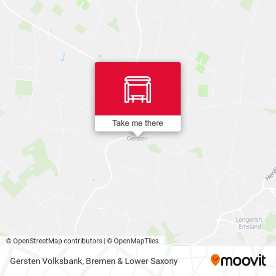 Gersten Volksbank map