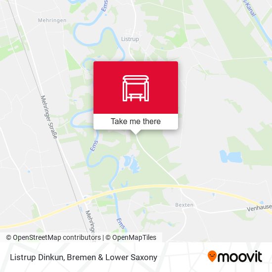 Listrup Dinkun map