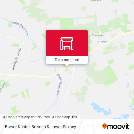 Barver Küster map