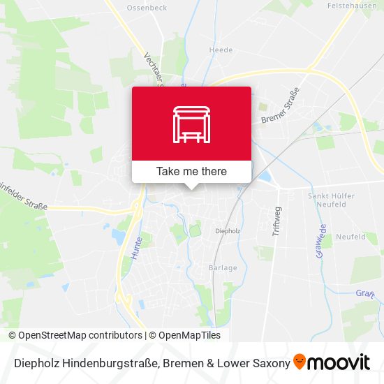 Diepholz Hindenburgstraße map
