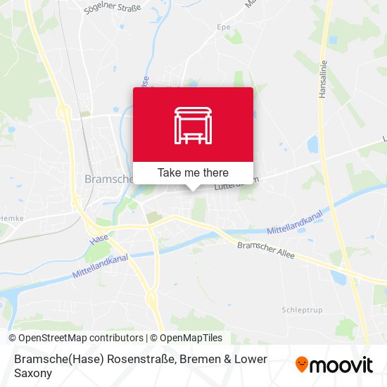 Bramsche(Hase) Rosenstraße map