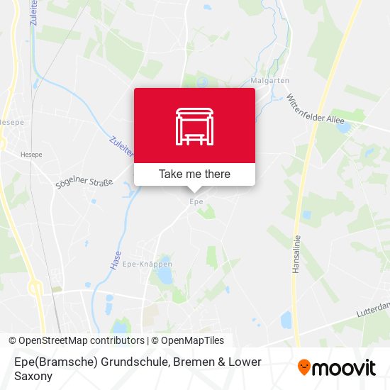 Epe(Bramsche) Grundschule map