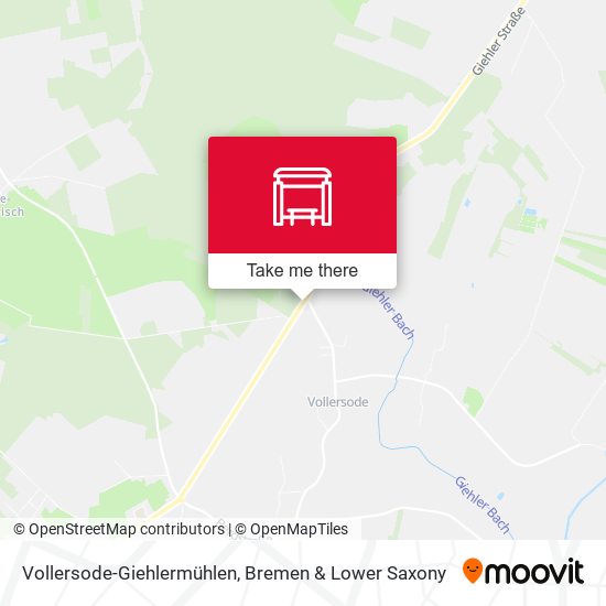 Vollersode-Giehlermühlen map