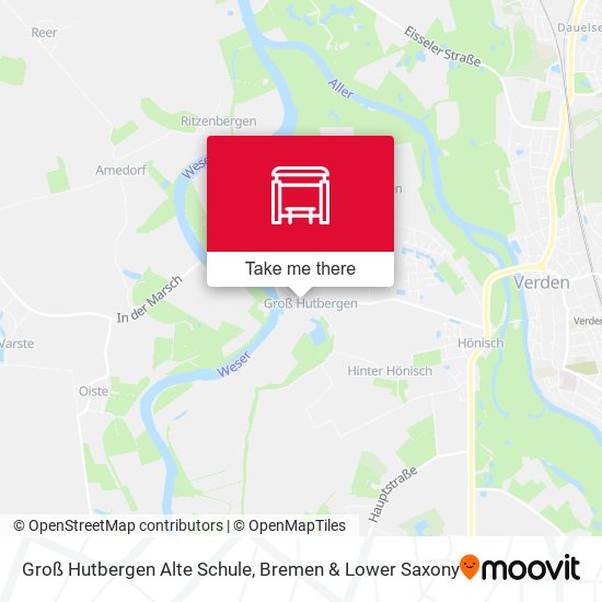 Groß Hutbergen Alte Schule map