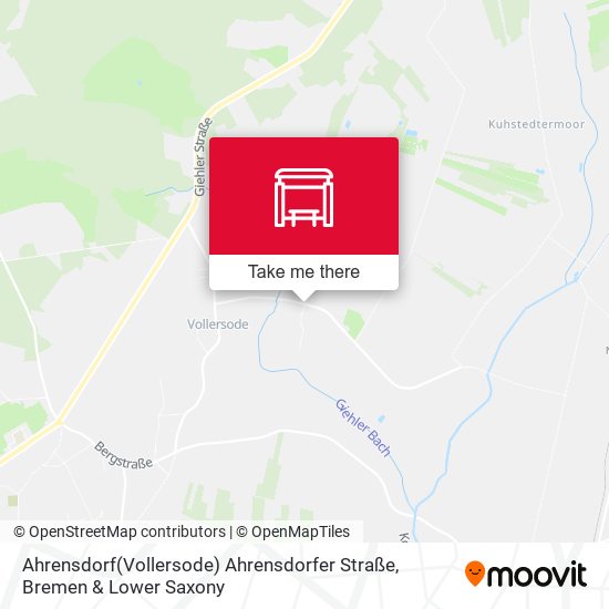 Ahrensdorf(Vollersode) Ahrensdorfer Straße map