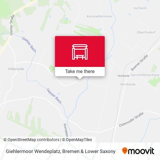 Giehlermoor Wendeplatz map