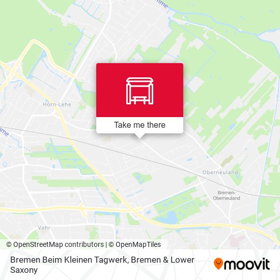 Bremen Beim Kleinen Tagwerk map